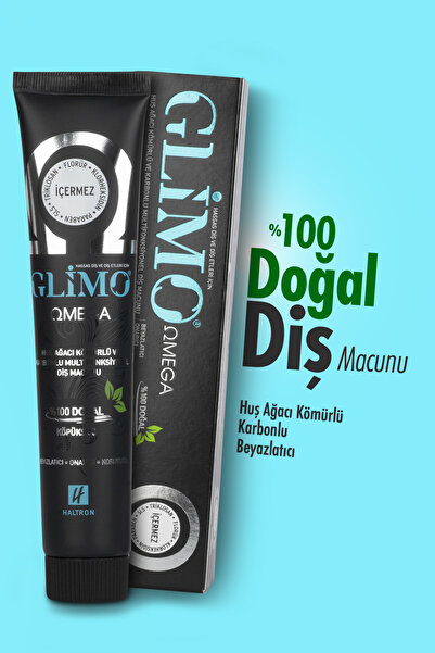 Glimo Omega %100 Doğal Beyazlatıcı Diş Macunu 75 ml | Onarıcı, Koruyucu | 14 ...