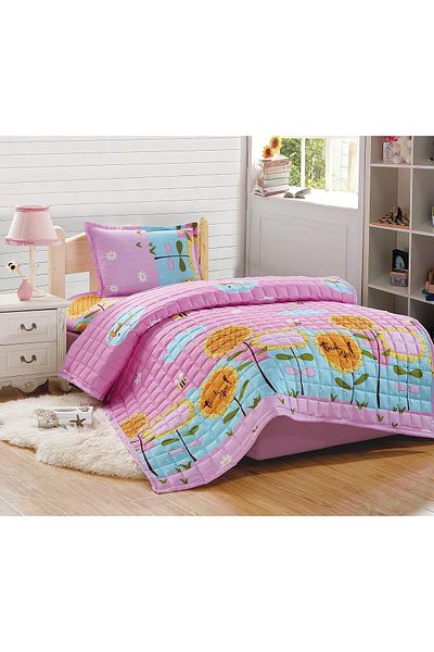 erorex Kids Compressed Comforter Set Reversible Bedding Set For Girls And Boys Soft Breathable 3Pcs Single