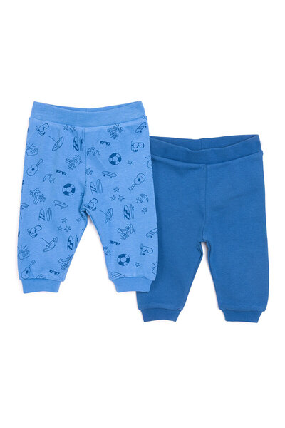 ebebek Hello Baby HelloBaby Basic Erkek Plaj Baskılı 2li Patiksiz Alt Erkek Bebek