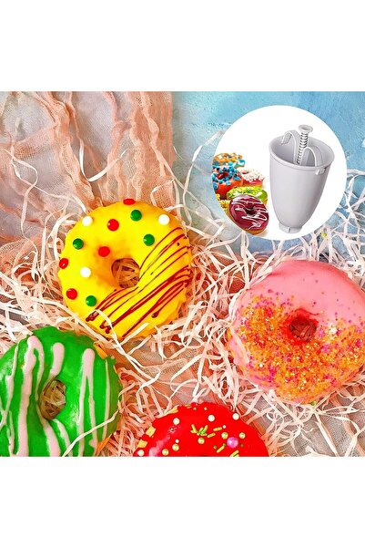 erorex صانع الدونات بيد واحدة، صانع الدونات اليدوي، قالب آلة الدونات البلاستيكية، صانع الدونات بالبسكويت