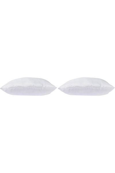 erorex Soft Plain Colored Cushion 45X45 Cm White 2 Pcs