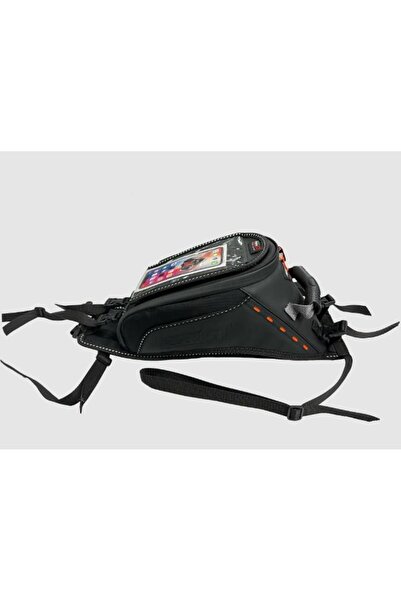 Forte GT Xbyc 70655 Motosiklet Kavisli Pvc Africa Twin Depo Üstü Çanta Siyah