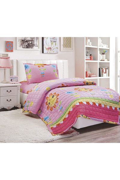 erorex Kids Compressed Comforter Set Reversible Bedding Set For Girls And Boys Soft Breathable 3Pcs Single