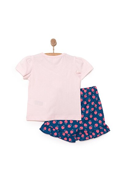 ebebek Hello Baby HelloBaby Basic Çilek Baskılı Şortlu Takım Kız Bebek