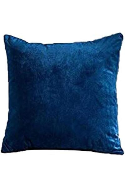erorex Royal Blue Velvet Decorative Solid Filled Cushion 45 * 45 Centimeter Am.Dc8025102570382 Pen