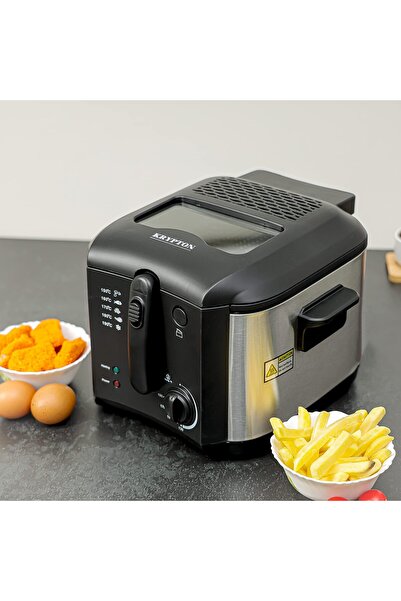 erorex Deep Fryer 1600W Power Kndf6347 130 190 Degree Celsius Adjustable Time...