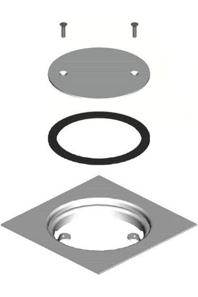 erorex Clean Out With Crewed Cover Plate And 3 Mm Thick Gasket.Vertical Outlet103 Mm\151