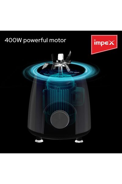 erorex Blender 2 1 Mixer Grinder| 400W Powerful Motor|4 Stainless Steel Blade | Speed Control Pulse| Over