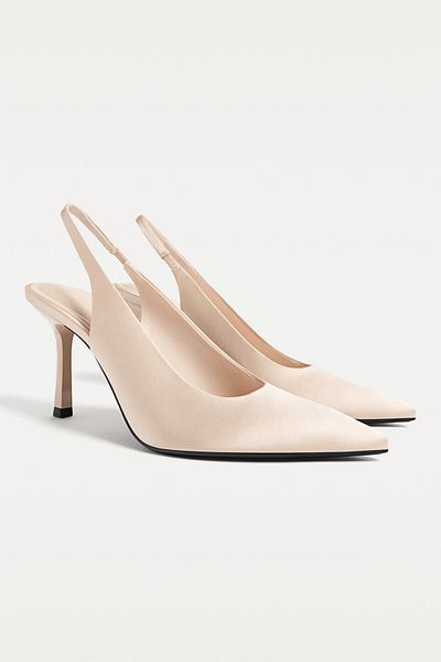 Stradivarius High-heel slingback shoes