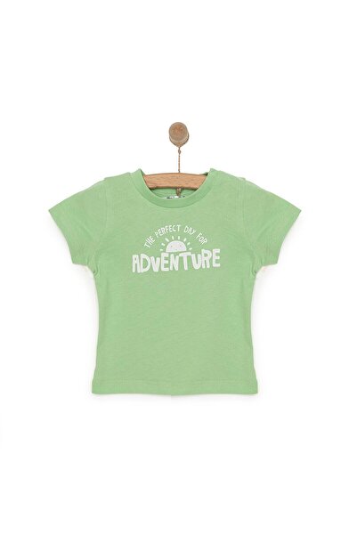 ebebek Hello Baby HelloBaby Basic Yazı Baskılı Tshirt Erkek Bebek