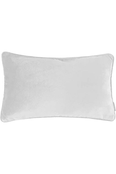 erorex Rectangular Velvet Decorative Cushions 50X30 Cm White
