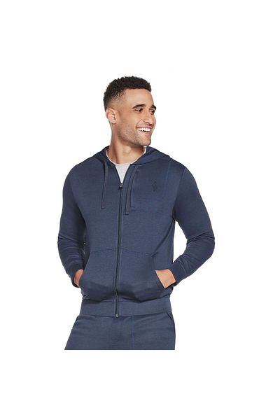 SKECHERS Hanorac SKECHERS pentru barbati GOKNIT PIQUE FZ - M3JA154NVY