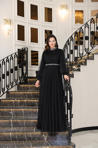 DENİMİNİ Abiye Siyah