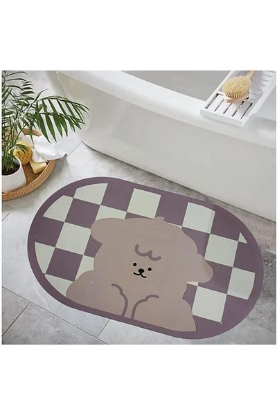 erorex Super Absorbent Floor Mat Napa Skin Super Absorbent Bathroom Mat Thin Quick Dry Bath Mat Non Slip