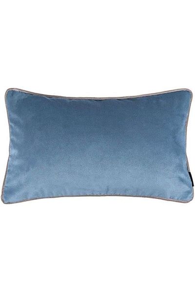 erorex Velvet Plain Matt Decorative Cushion Poly Filled 50X30 Cm Duck Egg Blue Am.88800503011 Kun