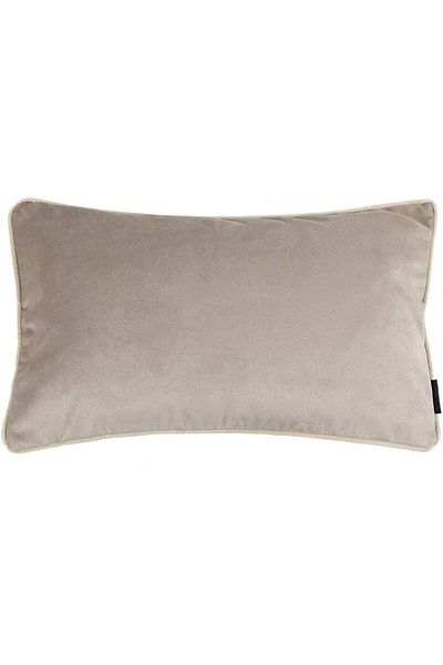 erorex Velvet Plain Matt Decorative Cushion Poly Filled 50X30 Cm Beige Am.88800503002 Pen