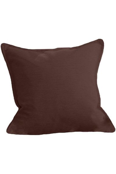 erorex Linen Square Decorative Cushion Microfiber Filler 45 * 45 Brown Am.102060400261 Pen