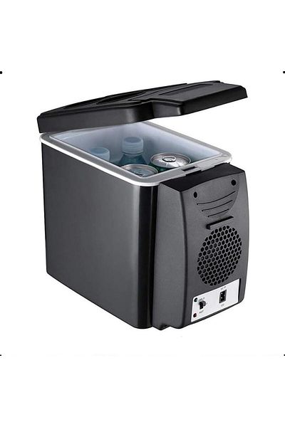erorex 6L Car Mini Refrigerator Lightweight Dual Use Fridge With Cooler And Warmer 12V Multifunctional