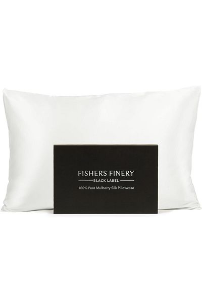 erorex 30Mm 100 Percent Pure Mulberry Silk Pillowcase Good Housekeeping Quality Tested White Standard