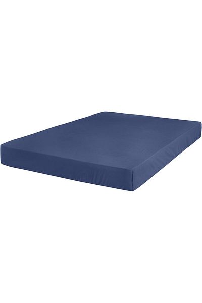 erorex Ultra Soft Fitted Sheet Breathable Easy To Wash King Midnight Blue