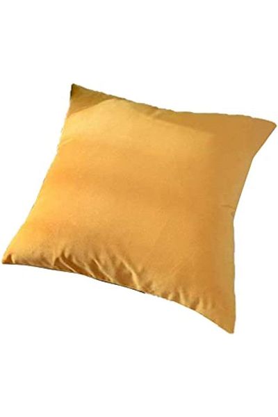 erorex Velvet Decorative Solid Filled Cushion 45 X 45Cm Am. Dc8025102570226 Pen Golden