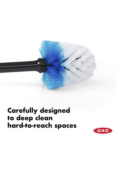 erorex Good Grips Toilet Brush Replacement Head White Blue