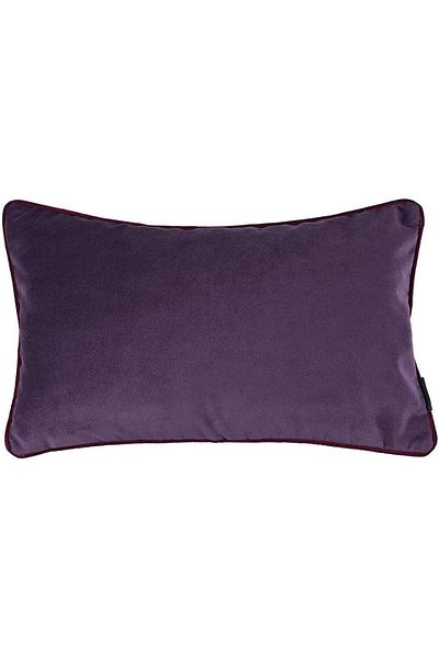 erorex Velvet Plain Matt Decorative Cushion Poly Filled 50X30 Cm Aubergine Purple Am.88800503001 Pen
