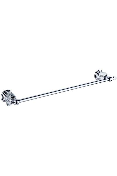 erorex Crystal Bathroom Hardware Set 24 Inch Chrome Towel Bar Set Silver 4 Piece Accessories Wall Mounted