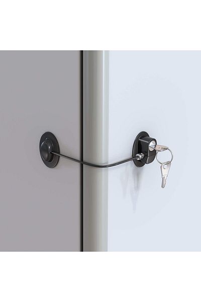 erorex 2 Pack Child Safety Lock For Refrigerator Cabinet Drawers Freezer And Door With 4 Extra Strong