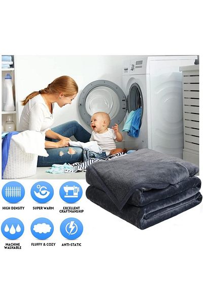 erorex Soft Queen Size Blanket All Season Warm Microplush Lightweight Thermal Fleece Blankets For Couch