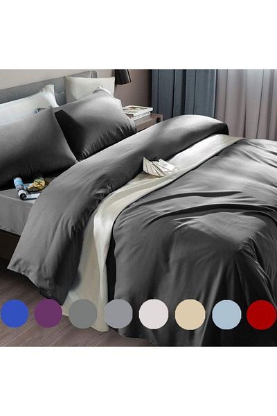 erorex Bed Sheet Set Super Soft Microfiber 1800 Thread Count Luxury Egyptian Sheets Fit 18 24 Inch Deep
