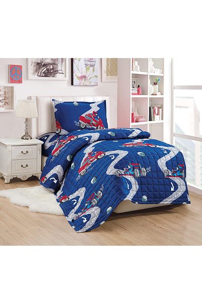 erorex Kids Compressed Comforter Set Reversible Bedding Set For Boys Soft Breathable 3Pcs Single Size 150