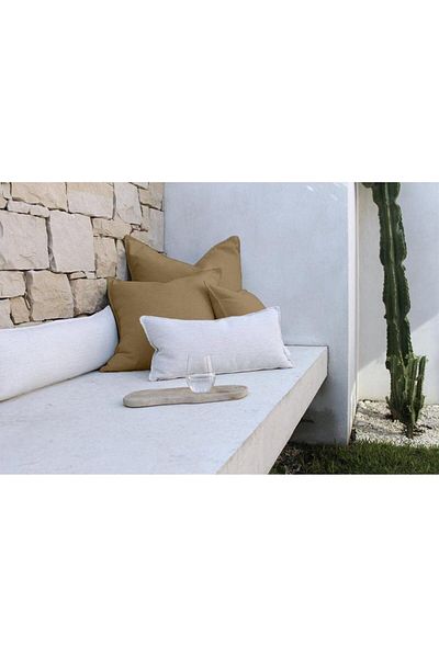 erorex Linen Square Decorative Cushion Microfiber Filler 45 * 45 Camel Am.102060400282 Pen