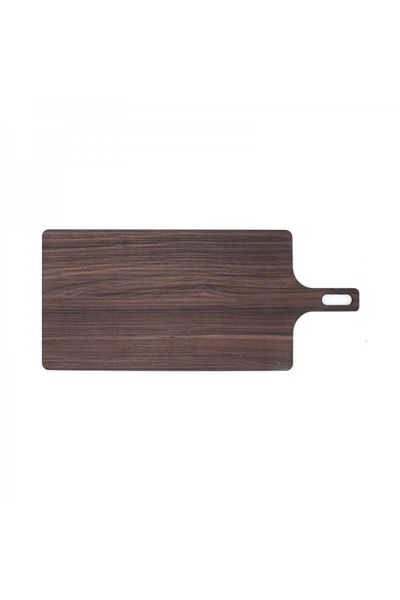 Bisetti HPL chopping board with walnut wood finish, 36x20x5 cm