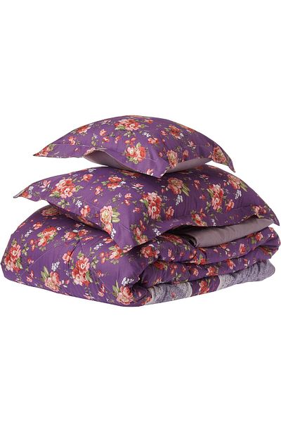erorex Medium Filling Floral Comforter 6Piece Set King Size Fl 6 Multi Color Microfiber