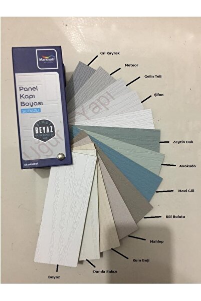Marshall Solvent (Tiner) Bazlı Sentetik Amerikan Panel Kapı Boyası 0,75 Lt Şifon