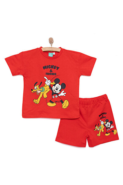 Disney Mickey Mouse Erkek Tshirt-Şort Erkek Bebek