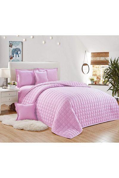 erorex Compressed Comforter Set Solid Color 4 Pieces Single Size 160