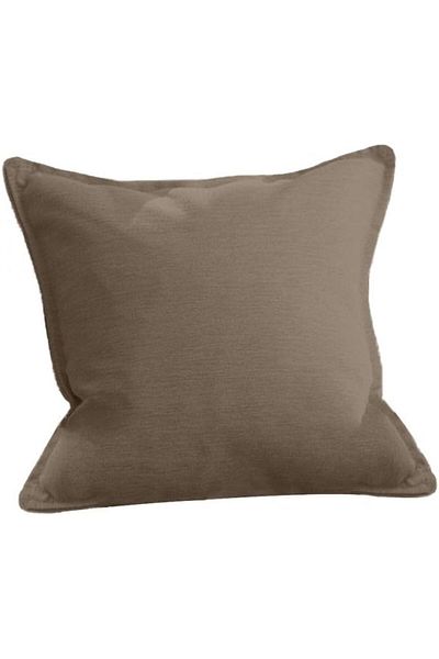 erorex Linen Square Decorative Cushion Microfiber Filler 45*45 Dark Beige Am.102060400265 Pen