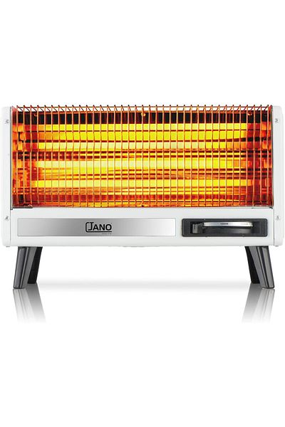erorex 2400W Electric Heater With 4 Quartz Heating Elements White Jn07003 2 Years