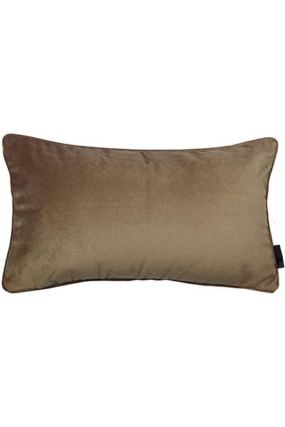 erorex Velvet Plain Matt Decorative Cushion Poly Filled 50X30 Cm Caramel Am.88800503005 Pen