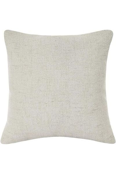 erorex Soft Linen Decorative Solid Filled Cushion 45*45 Cream Am.8563253 Kun