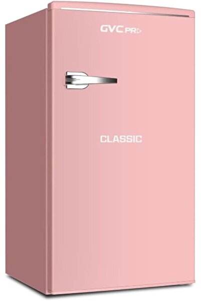 GVC PRO Classic Refrigerator Modern Design Pink Gvrg 129