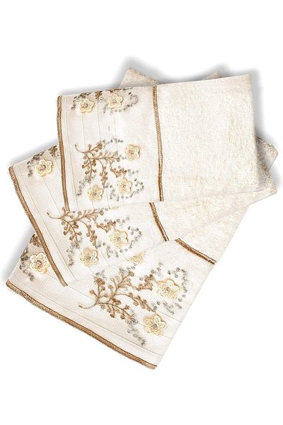erorex 3 Pc Towel Set Bloomfield Beige