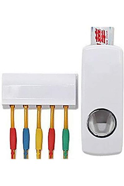 erorex Auto Squeezing Toothpaste Dispenser White