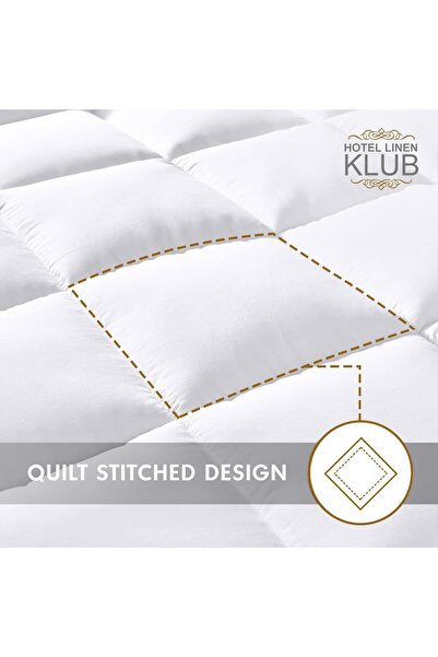 erorex 144 Thread Count Quilted Mattress Protector Double Size 150