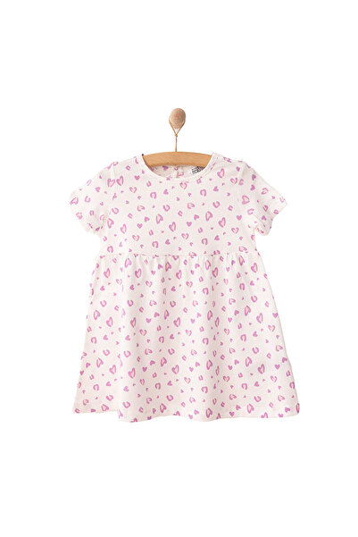 ebebek Hello Baby HelloBaby Basic Kız Leopar Desenli Elbise Kız Bebek