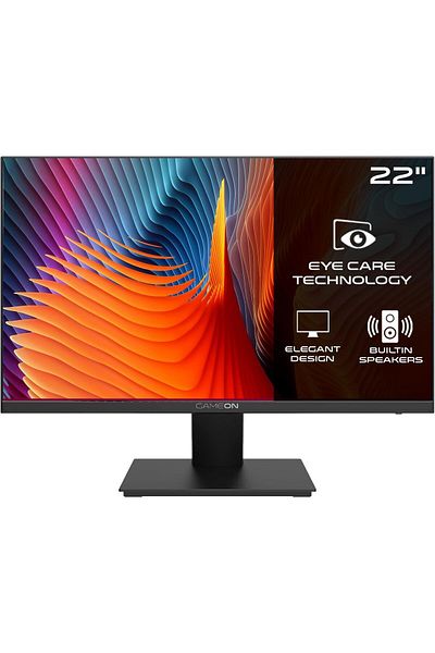 GAMEON GAMEON GOB22FHD75VA 22" FHD, 75 Hz, VA, Flat Gaming Monitor Fixed Stand