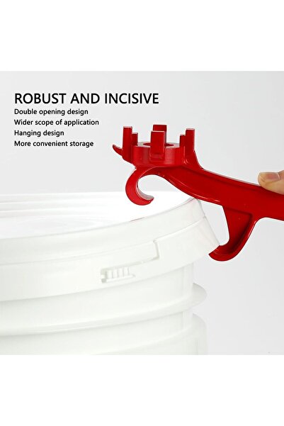 erorex Alloy Steel Lid Opener, 5 Gallon Drum Wrench, Paint Can Tool, Rustproof Metal Opener, Non-Slip