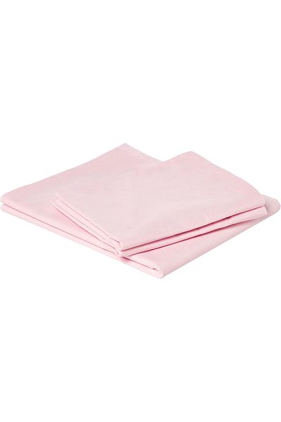 erorex Solid Bedsheets 3 Pieces Bedding Set King Size Baby Pink